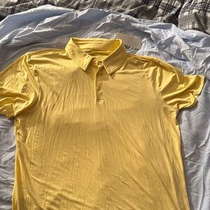 All in Motion Bright Yellow Men's Polo Shirt